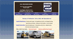 Desktop Screenshot of precisionpavingco.com